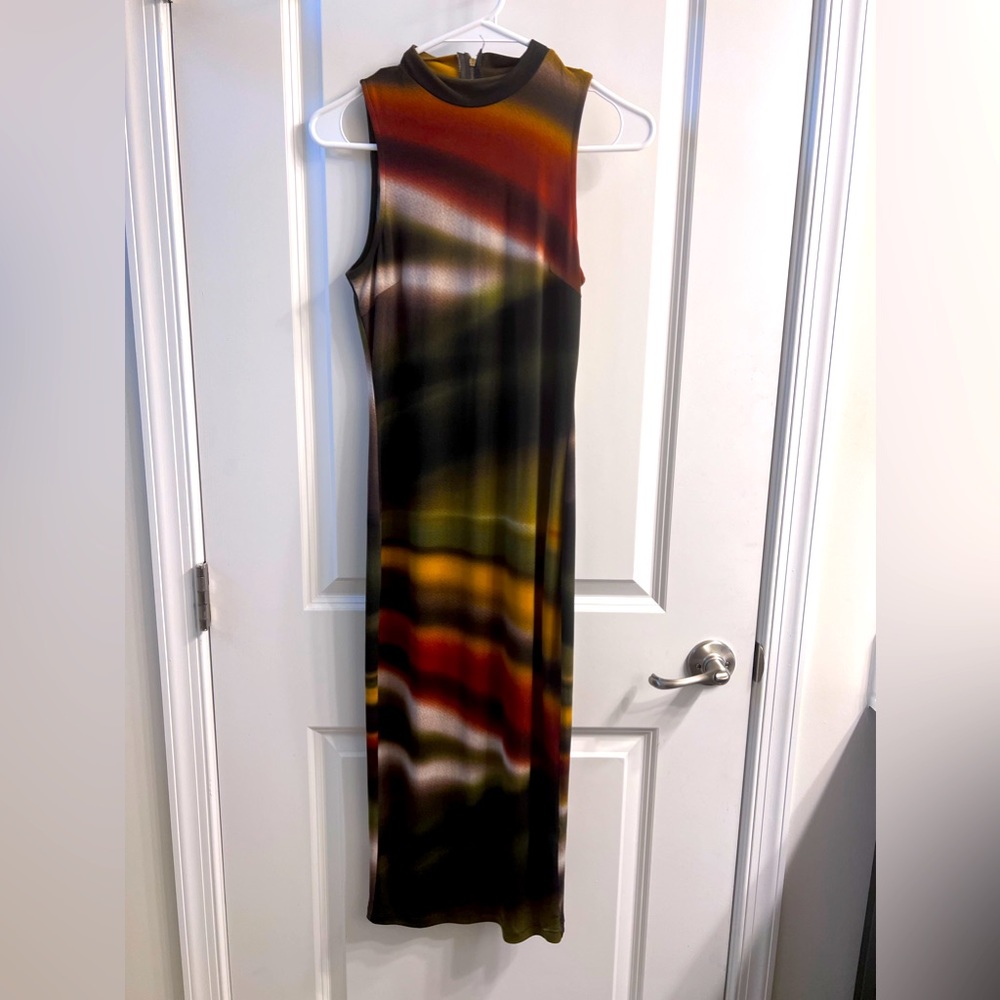 Colorful bodycon dress!